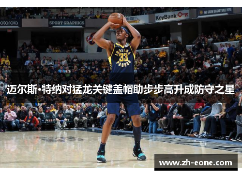 迈尔斯·特纳对猛龙关键盖帽助步步高升成防守之星