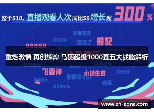 重燃激情 再创辉煌 马羽超级1000赛五大战略解析